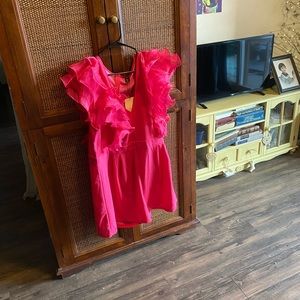 Ruffled short jumpsuit from SHEIN